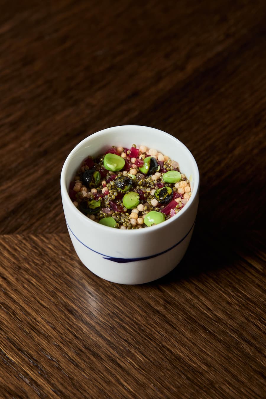 Chawanmushi mit grillierten Erbsen, Du Bourg, 22. Juli 2025, Burggasse 12, Biel