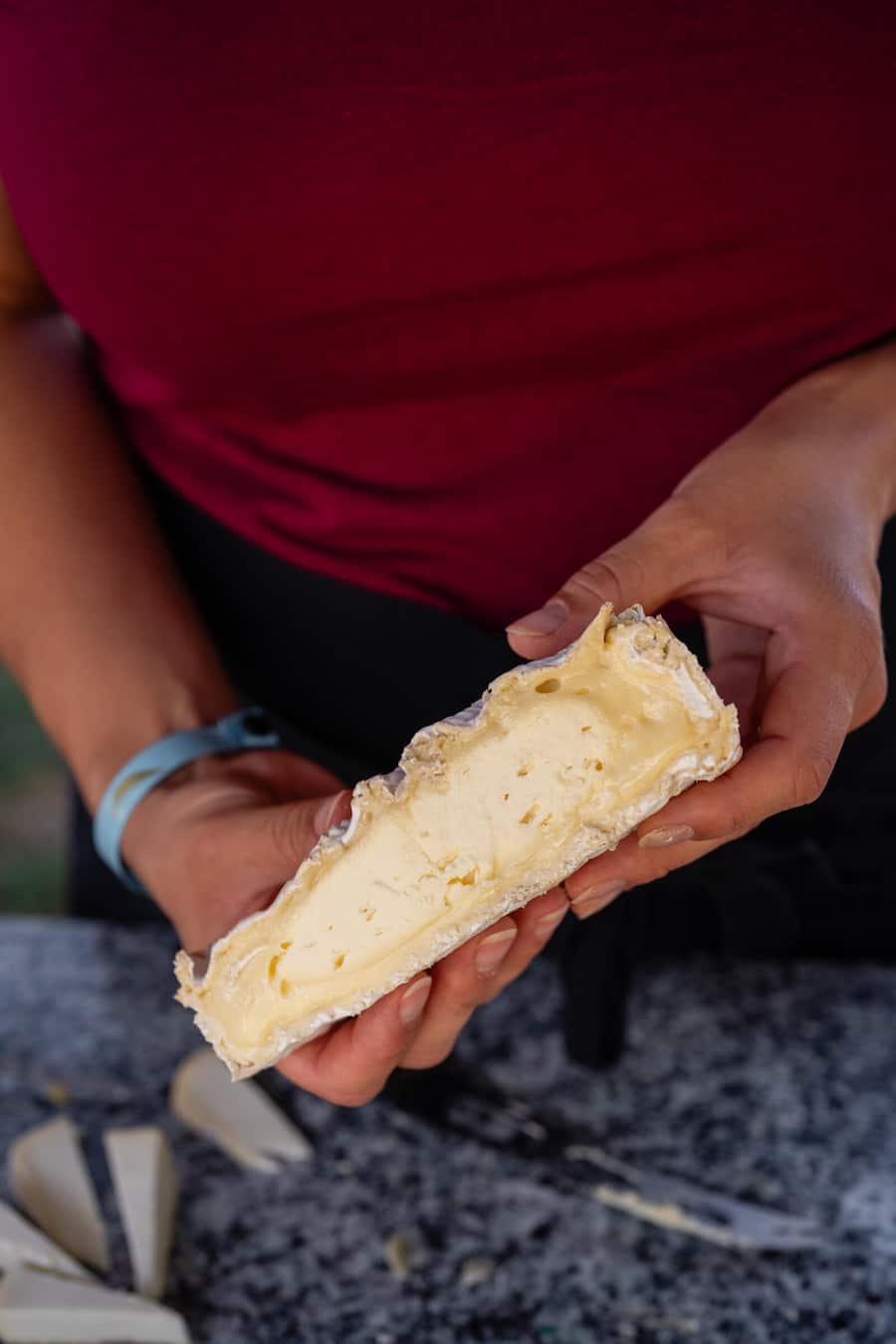 Bio Brie Cru Blanc - Rolf Beeler Käse - GaultMillau Garden Party 2024 - 11. August 2024 - Copyright Olivia Pulver