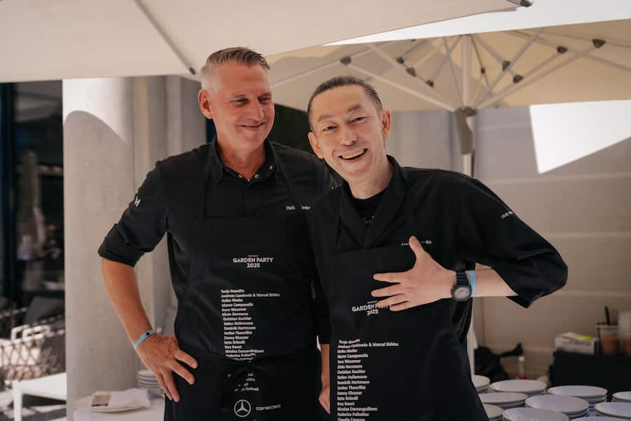 Heiko Nieder und Atsushi Hiraoka.