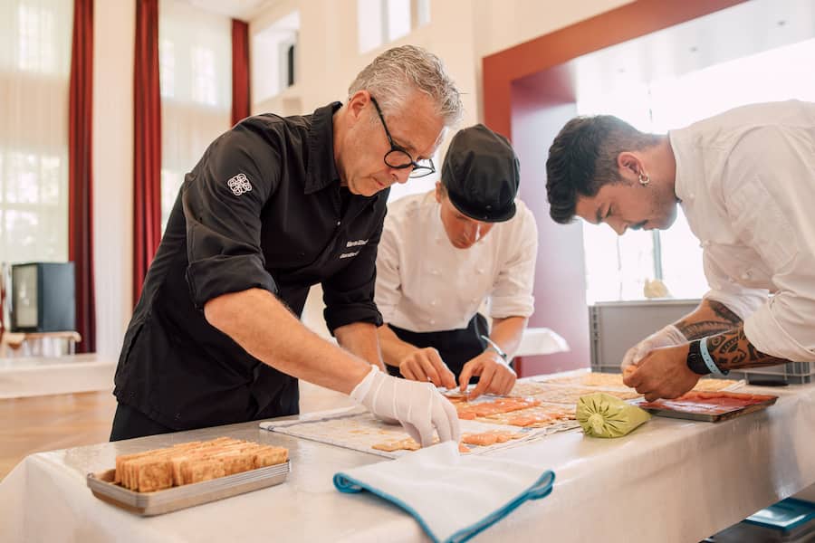 Martin Göschel bei der Vorbereitung