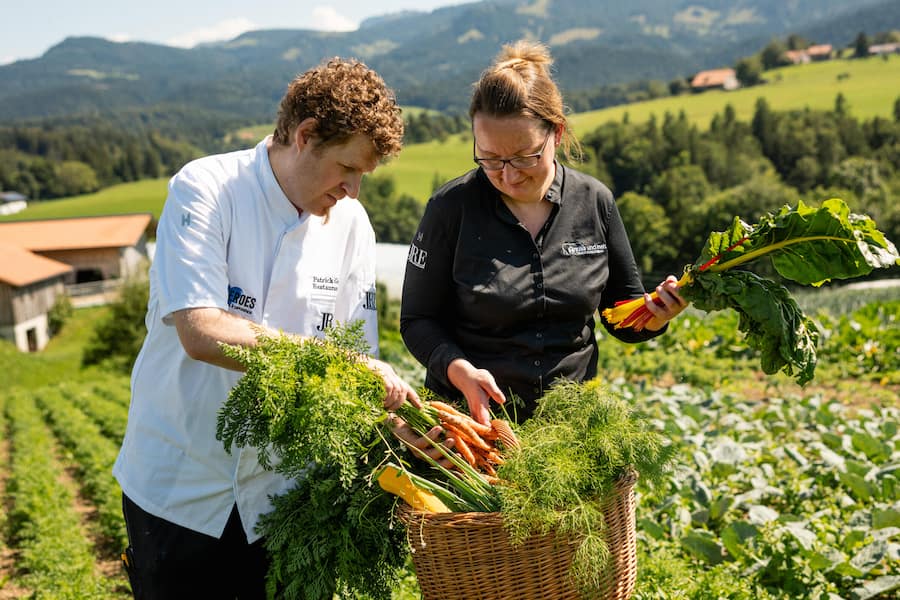 14.08.2024, Rüschegg BE, Bio Cuisine Bio Hof Zbinden, Patrick und Franziska Germann (photo by Remy Steiner for Gault Millau)