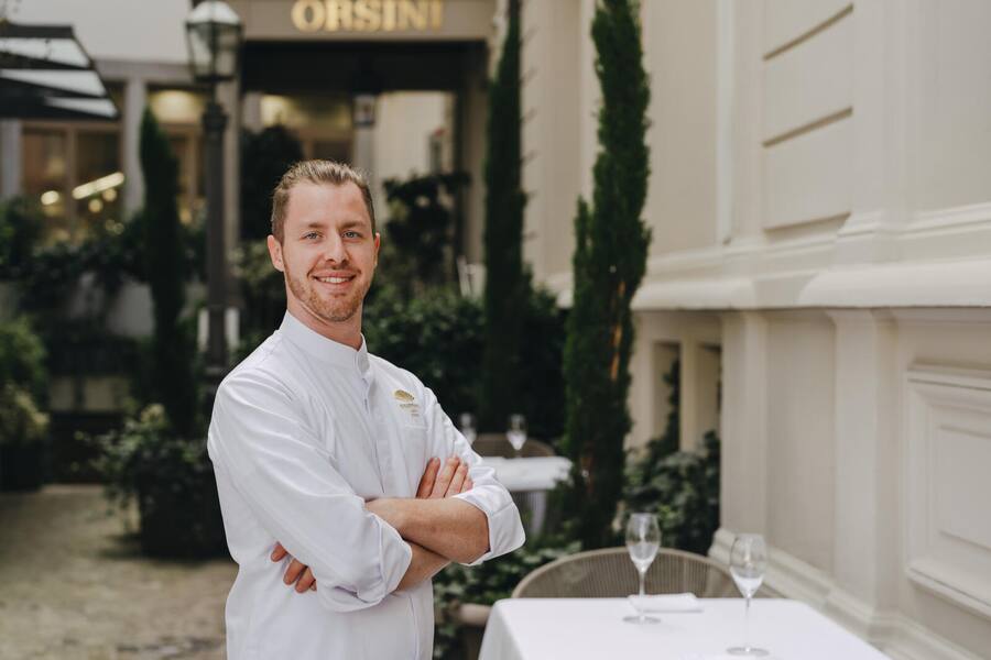 Dario Moresco, Chefkoch - Orsini - Mandarin Oriental Savoy Zurich - Hotel des Jahres 2025 - Sommer 2024 - Copyright Olivia Pulver