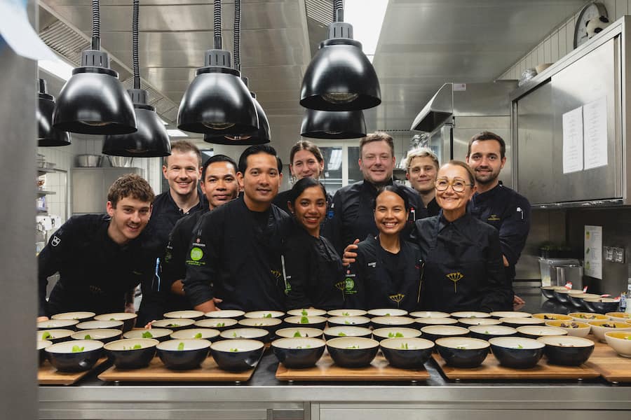 Tanja Grandits, Mariya Un Noun, Smiling Gecko, Charity Dinner, Team