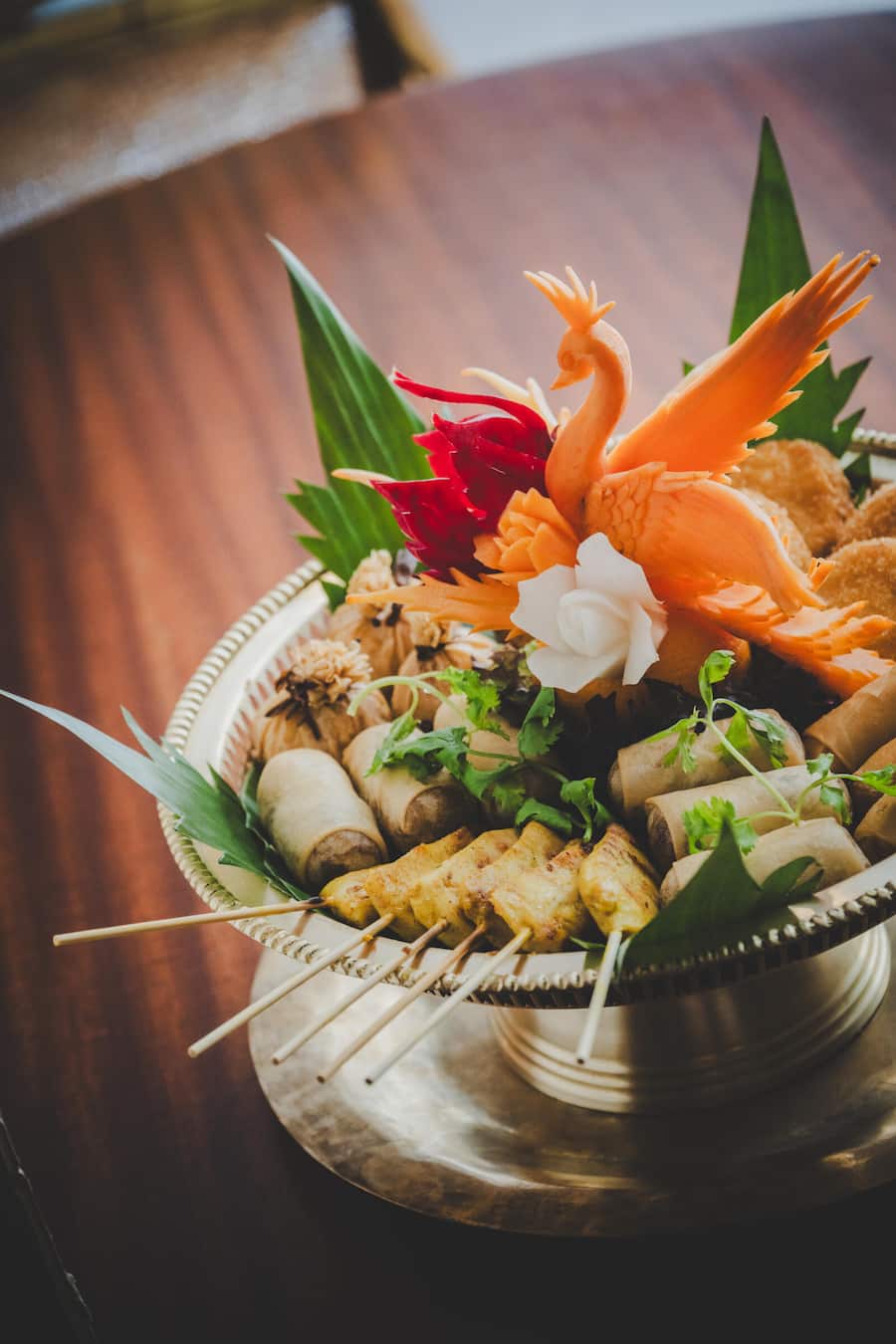 Thai Garden: Vorspeiseplatte.