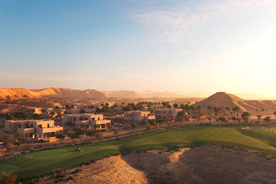 The Chedi Saudi Arabien mit riesigem Golf Court