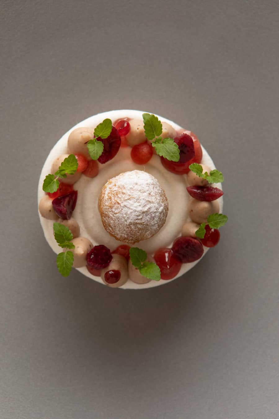 Wyberg-Wild-Büffet / 6 Vermicelles âModern" Parfait / Trauben - Kompott / Marroni - Knusperkugel