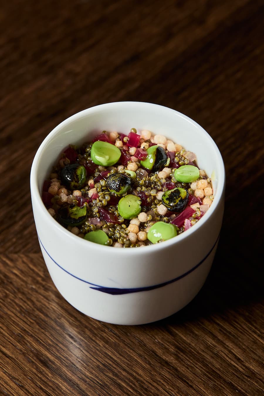 Chawanmushi mit grillierten Erbsen, Du Bourg, 22. Juli 2025, Burggasse 12, Biel