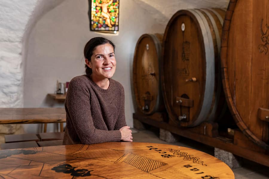 Christelle Conne, Cave Champ des Clos, Chexbres.