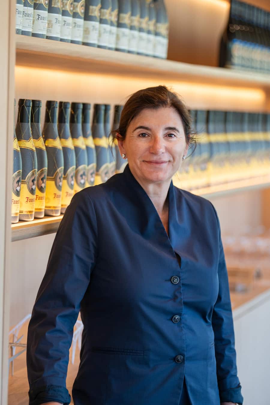 Faustino I Gran Risverva, Bodegas Faustino, Spanien Ricardo Goni Oses (blaues Shirt), Juan Jose Diez (Weiss), Carmen Martinez (blaues Hemd)