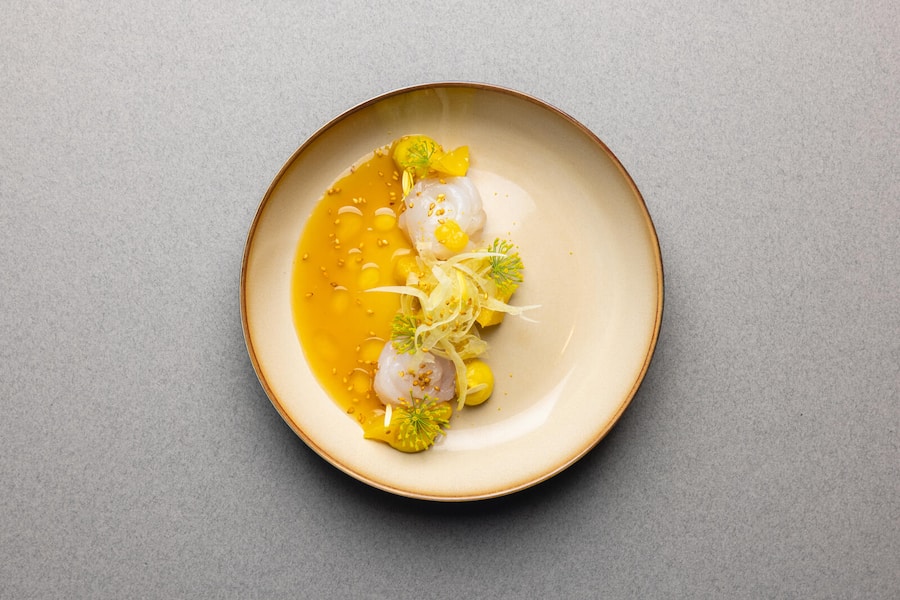 Tanja Grandits, Noémie Bernard, UBS, Zander, Yuzu-Ceviche, Sesam, Fenchel