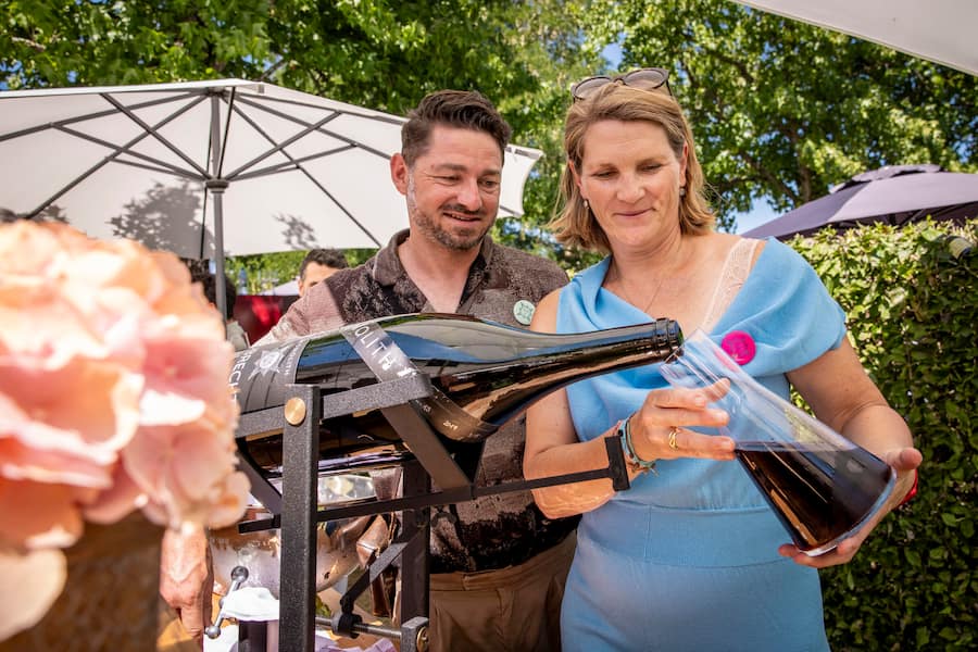 Francisca und Christian Obrecht, Weingut Obrecht, Jenins.