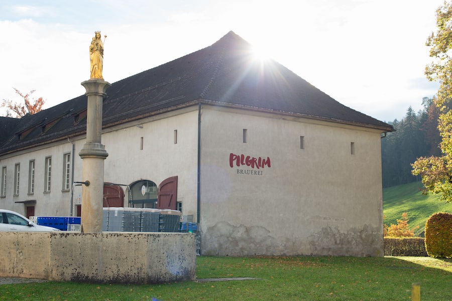 Martin Wartmann, Bierbrauer, Besuch in seiner Brauerei PILGRIM, Firschingen TG, 29. Oktober 2025