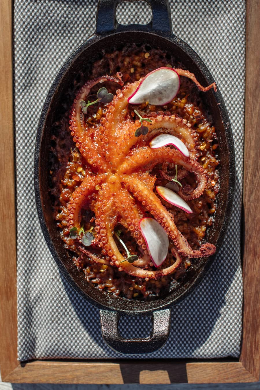 Gericht: Grilled Octopu im Restaurant Sa Tafona