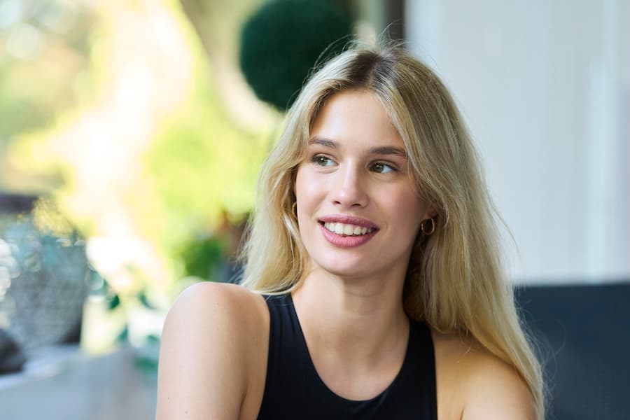 Kimmy Repond, Eiskunstläuferin, zu Hause, am 20.09.2025, in Basel, Foto Lucia Hunziker