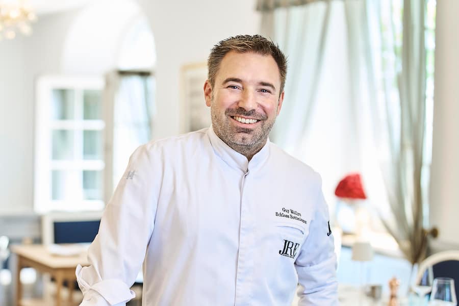 Küchenchef Guy Wallyn im Schloss Bottmingen.