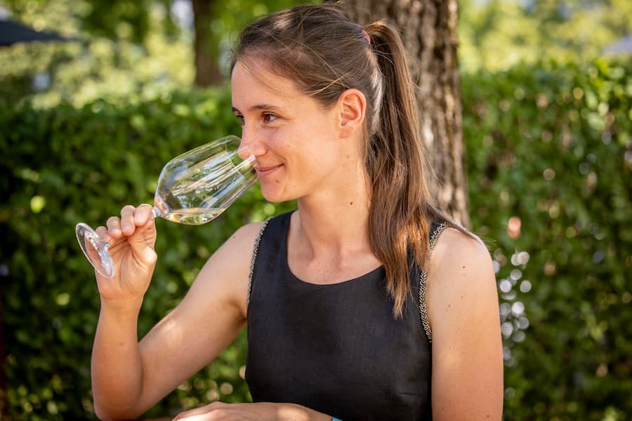 Laura Paccot, Domaine la Colombe, Féchy.