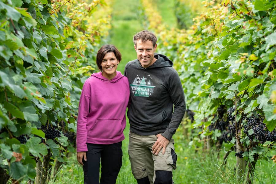 Nadine und Cédric Besson-Strasser, Weingut Besson-Strasser, Laufen-Uhwiesen.