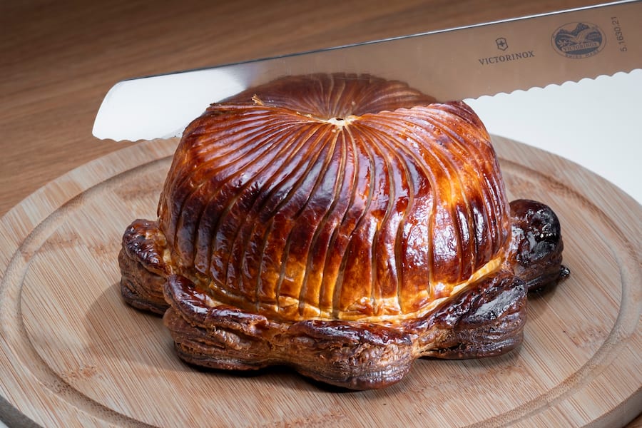 Pithivier préparé par le chef Fabien Pairon