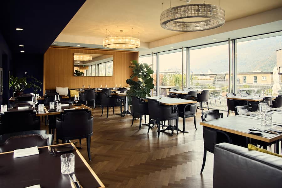 Rooftop-Restaurant Repas in Biel.