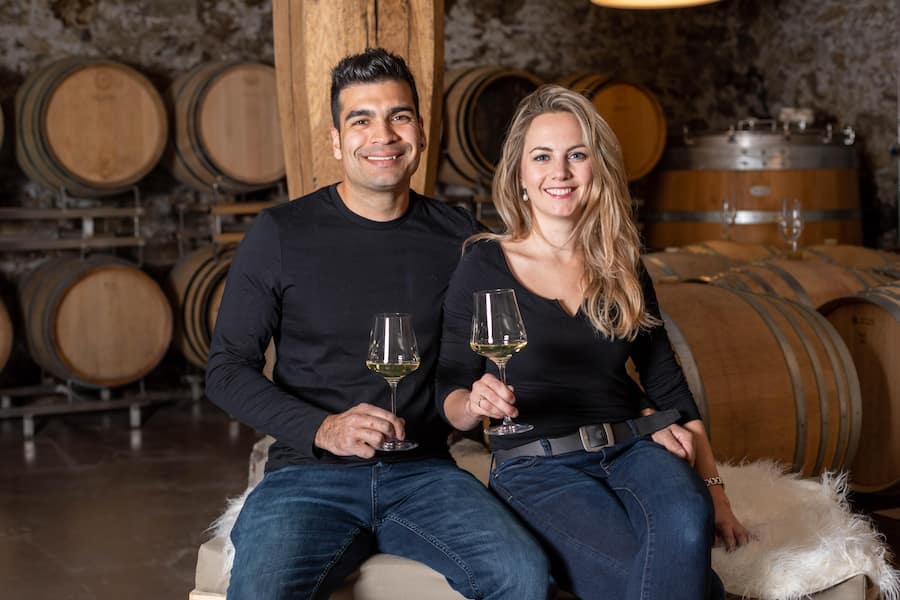 Theres und Johnathan Bachmann, Bachmann Weingut, Stäfa.