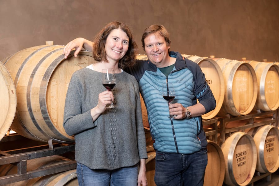 Weingut Krebs & Steiner: Sabine Steiner und Andreas Krebs.