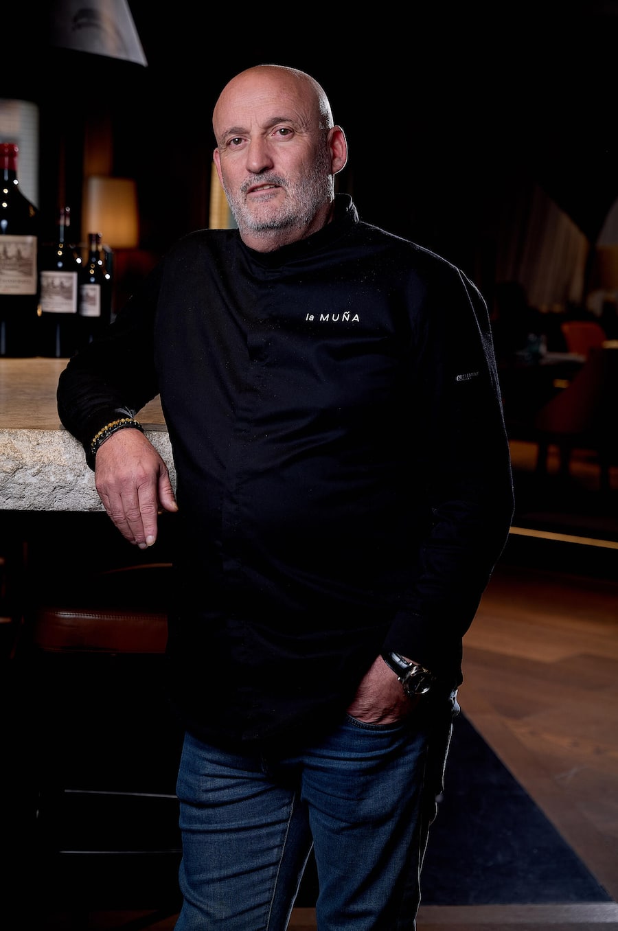 Zermatt, le 20 et 21 octobre 2025, Au Schweizerhof le team des cuisinier de la MuNa, font une masterclass afin dâélaborer la nouvelle carte des différents établissements du Groupe Rebier , ici Eric Canino© sedrik nemeth