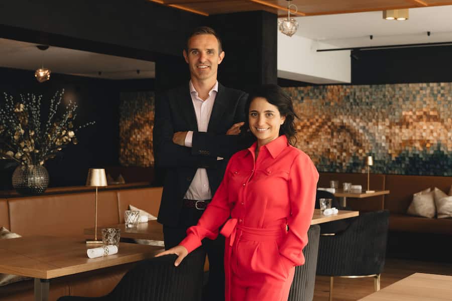 Besitzerpaar Jan und Justine Pyott.