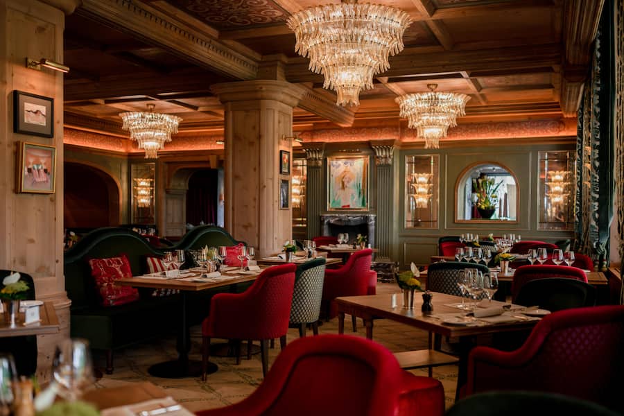«Grand»! Das neue Restaurant im Hotel Palace, Gstaad.