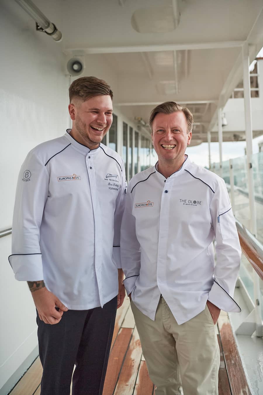 EUROPAs Beste 2025, MS EUROPA, Hamburg, Hapag-Lloyd Cruises, Gourmet-Event, Ben Schütz, Kevin Fehling © Hapag-Lloyd Cruises / Ulrich Schaarschmidt MS Europa, Hapag Lloyd Cruises