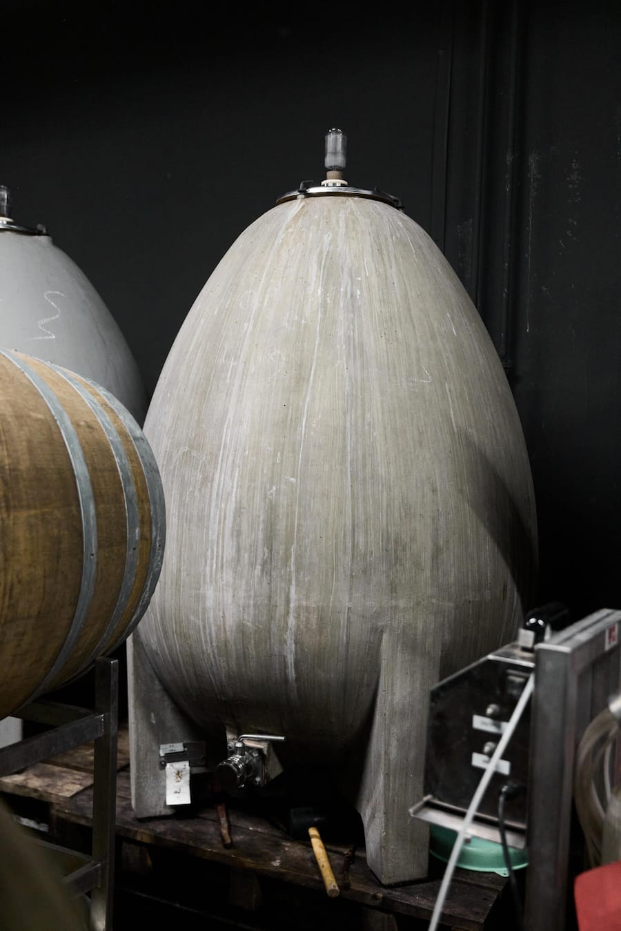 Weinkeller, Beton-Ei