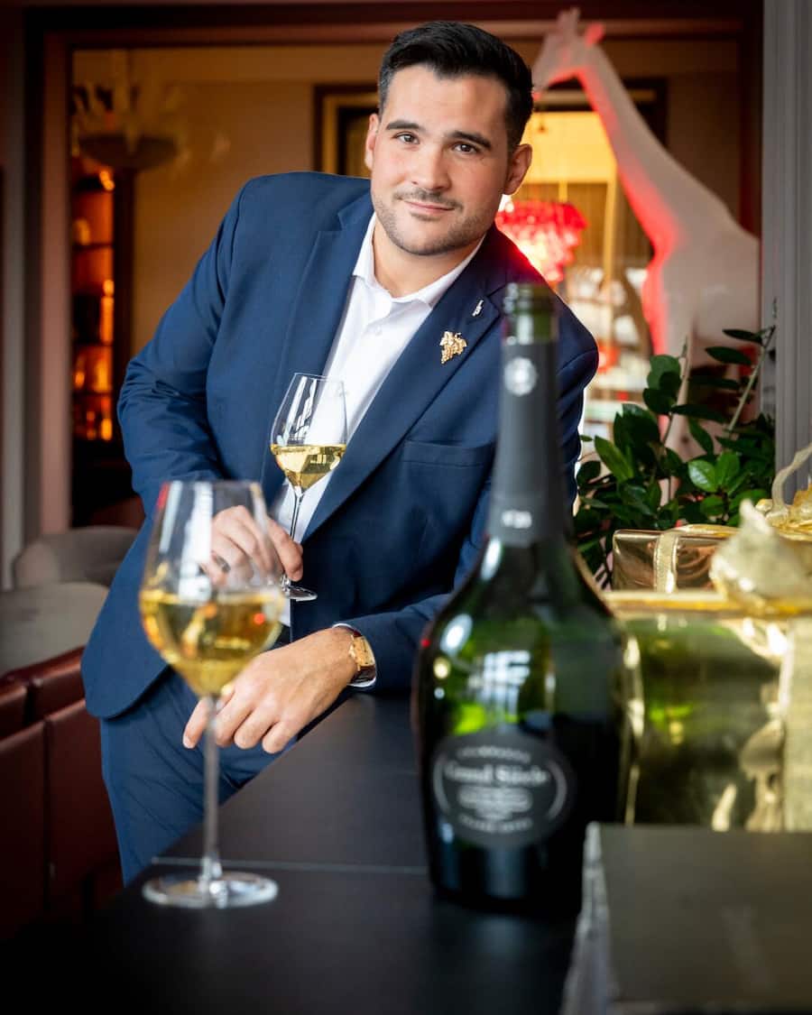 Alexis Attal Sommelier Lausanne Palace Laurent Perrier