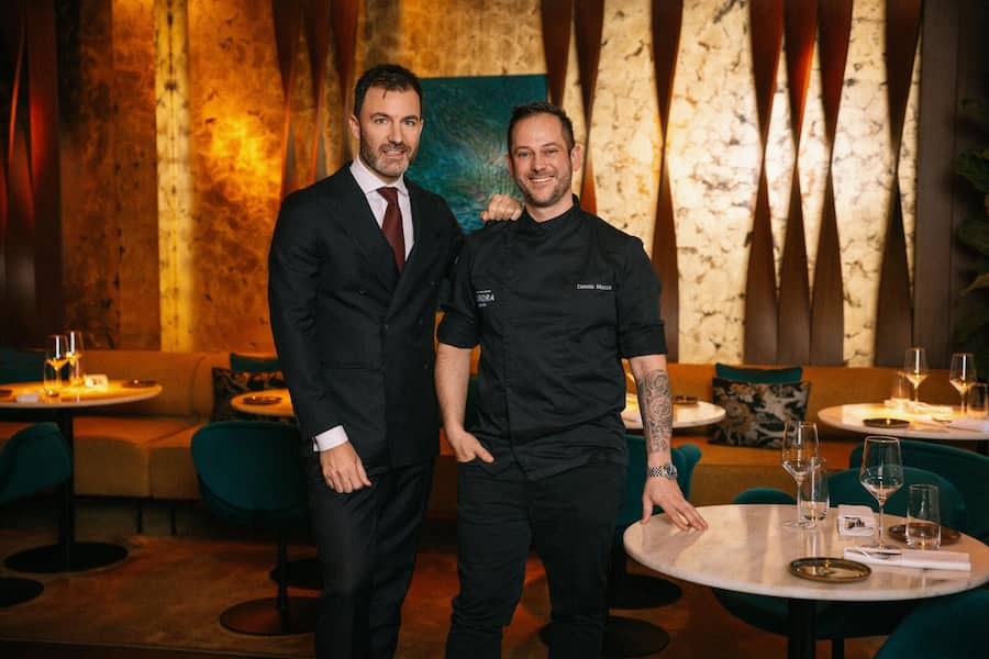 17.12.2025, Zürich, Aurora, Stefan Persterer und Dennis Mazza (photo by Rémy Steiner for Gault Millau)