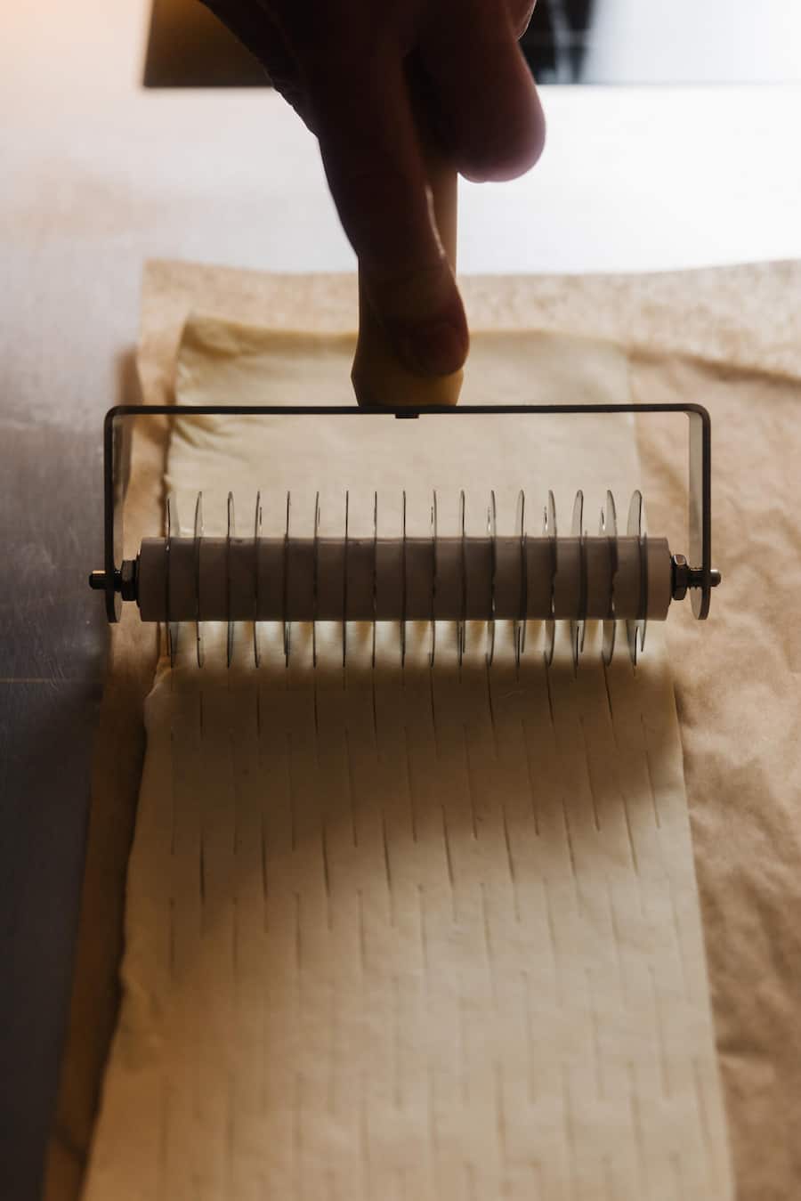 Die Wellington-Krönung: Ein zusätzliches Teigblatt, nur für die Verzierung.