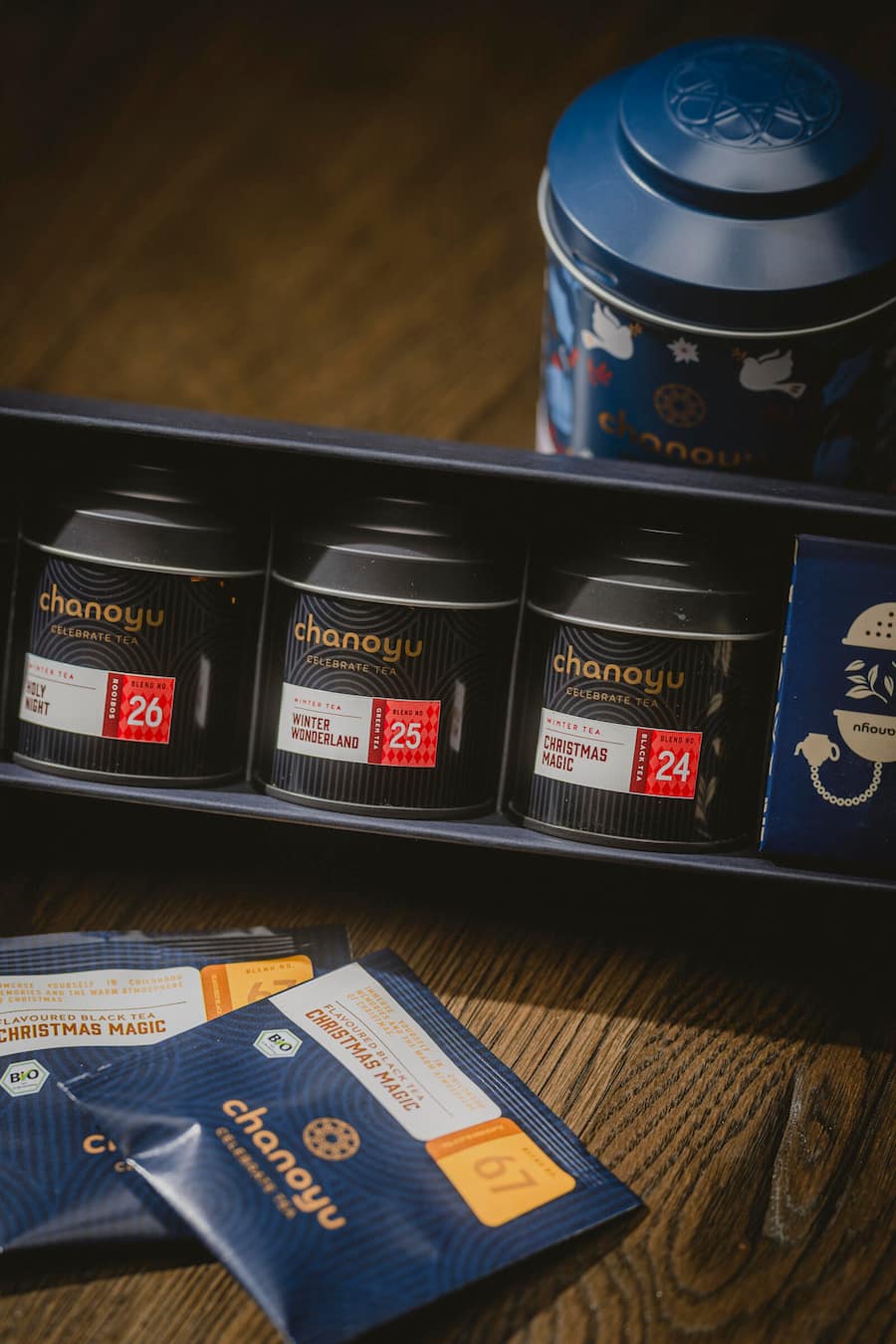 Die Weihnachtskollektion von Chanoyu Tea: Holy Night & more.