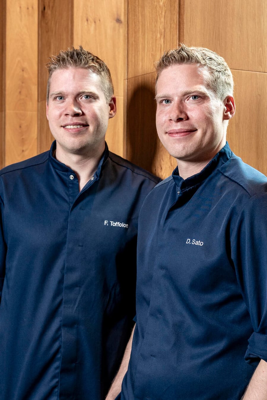 Fabio Toffolon (l) und Dominik Sato im Chedi Andermatt.