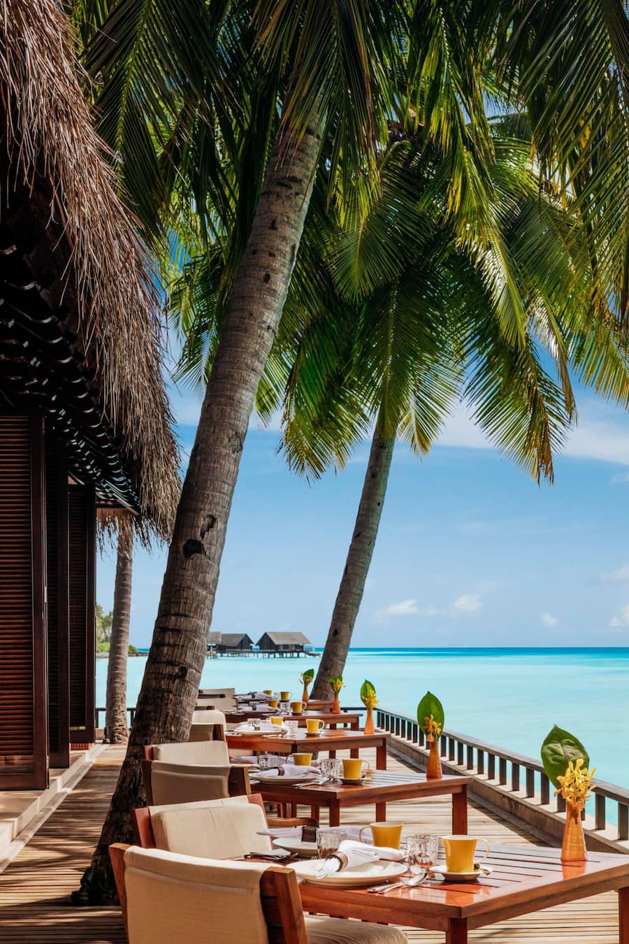 Frühstücksterrasse. Das Versprechen: «100% Sunshine, 100% Love!»