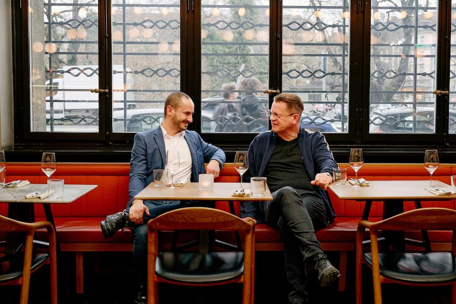 Luca Carratta und Rudi Bindella