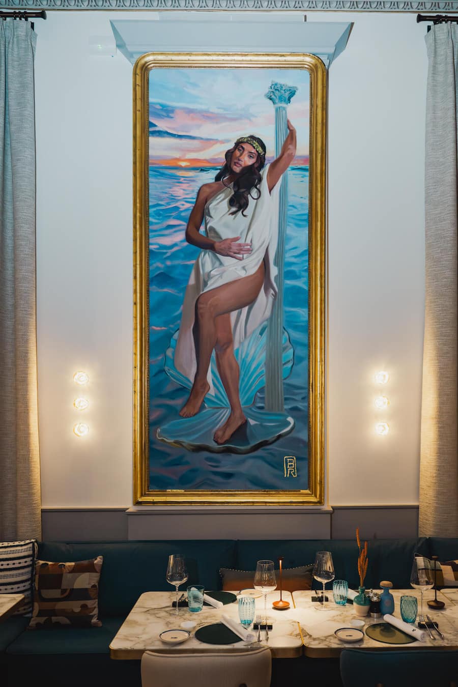 Das greichische Restaurant Neora im Hotel Kempinski St. Moritz