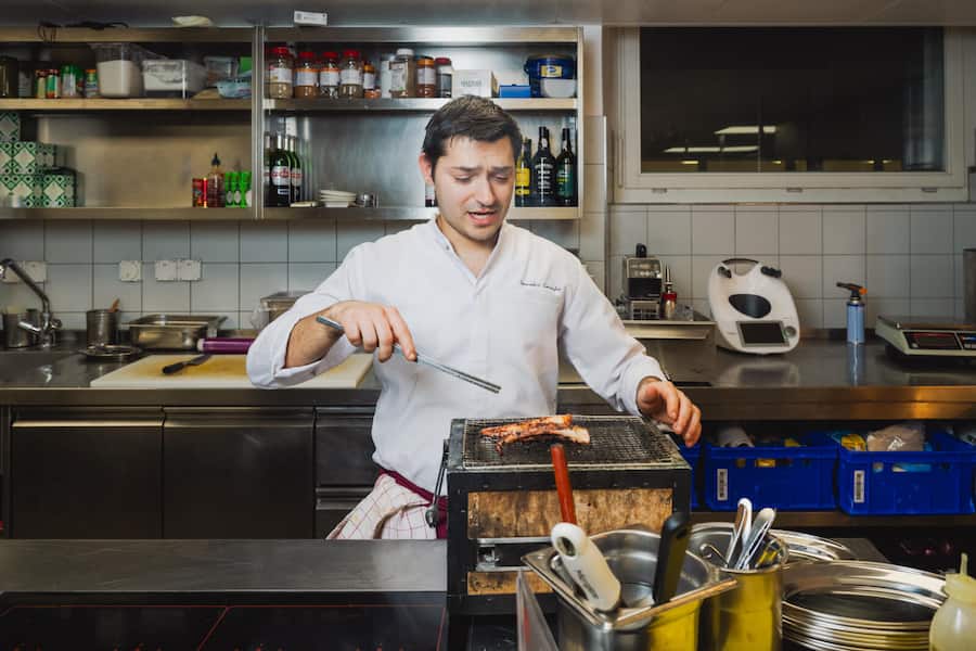 Das greichische Restaurant Neora im Hotel Kempinski St. Moritz