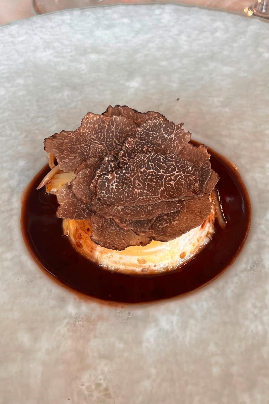 Spaghetti Ei mit Trüffel