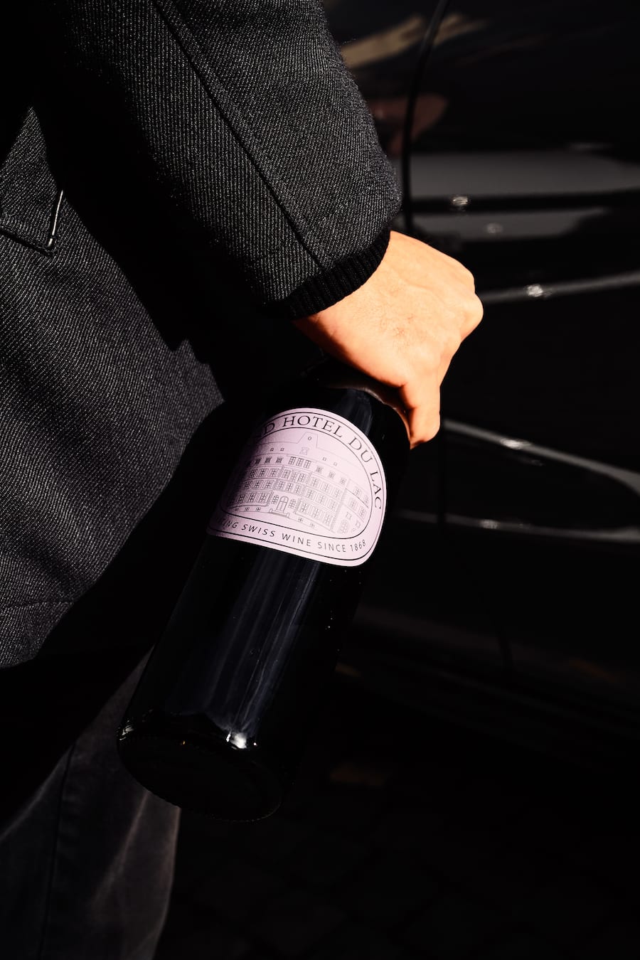 Spezialflasche für Grand Hotel du Lac