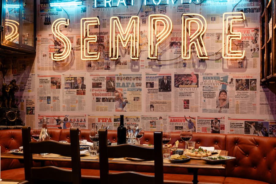 Trattoria Sempre, Restaurant Portrait Bindella, 23. Januar 2025, Trattoria Siempre, Bern, Copyright Roy Matter