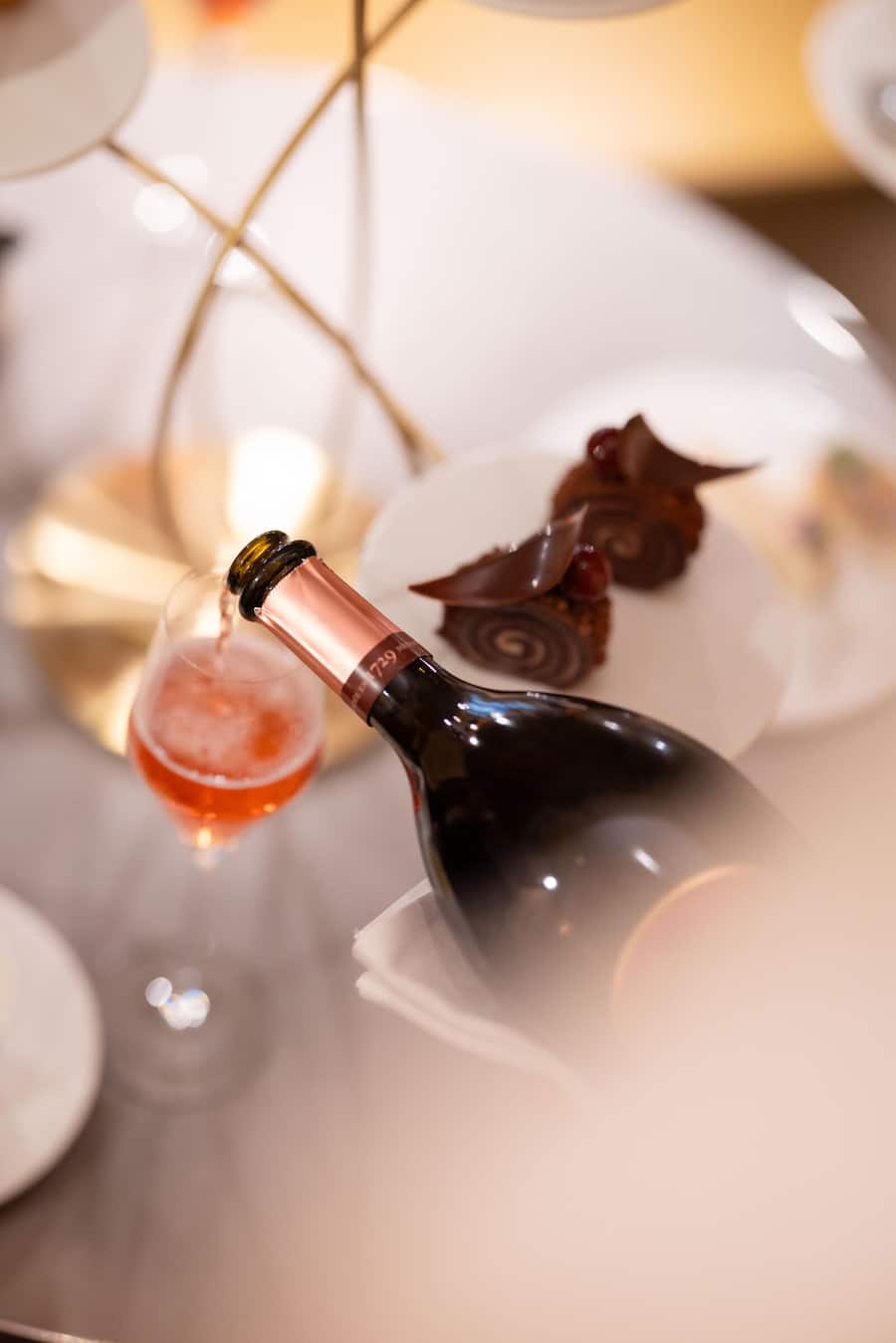 Upgrade ist möglich: Champagner statt Tee zum Afternoon Tea.