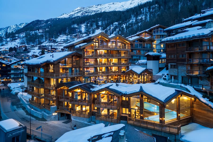 Das Hotel Welschen am Fusse der Bergstation