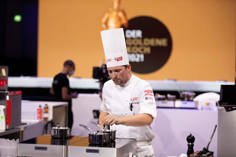 Norman Hunziker, Inhaber und Geschäftsführer Culinary Artist AG, Biel, Der Goldene Koch, 2021, Halbfinal © Kadi
