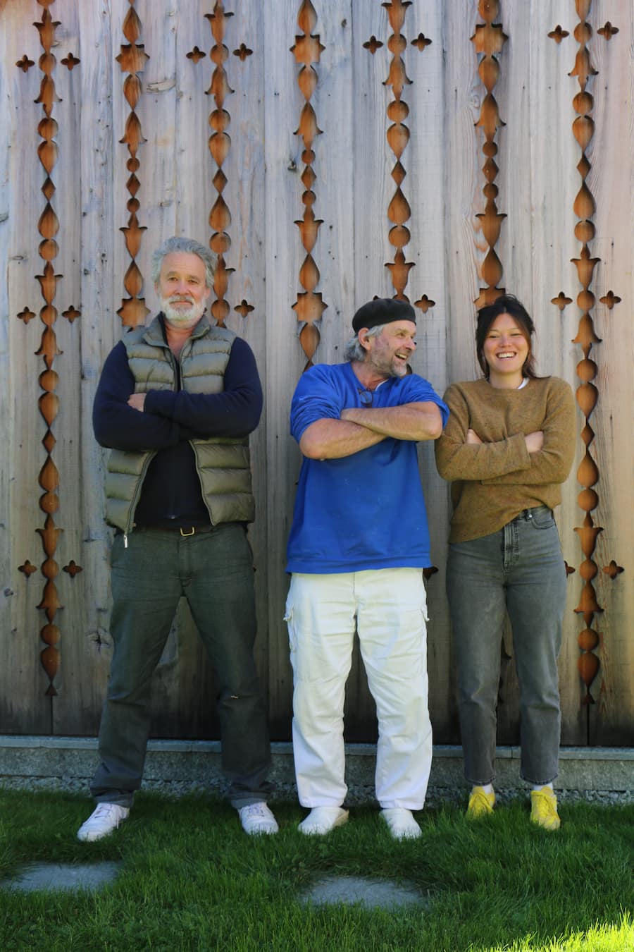 Gian Rupf, Käse-Affineur Floh Bienert & Michaela Frank (v.l.).