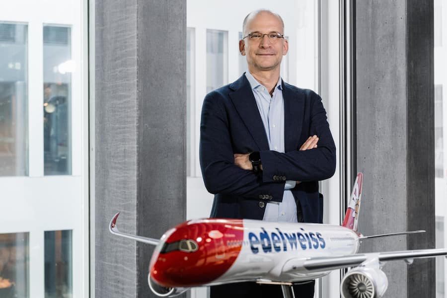 Patrick Heymann Edelweiss Air CMO Patrick Heymann, quer von Jana, Zürich, ZH