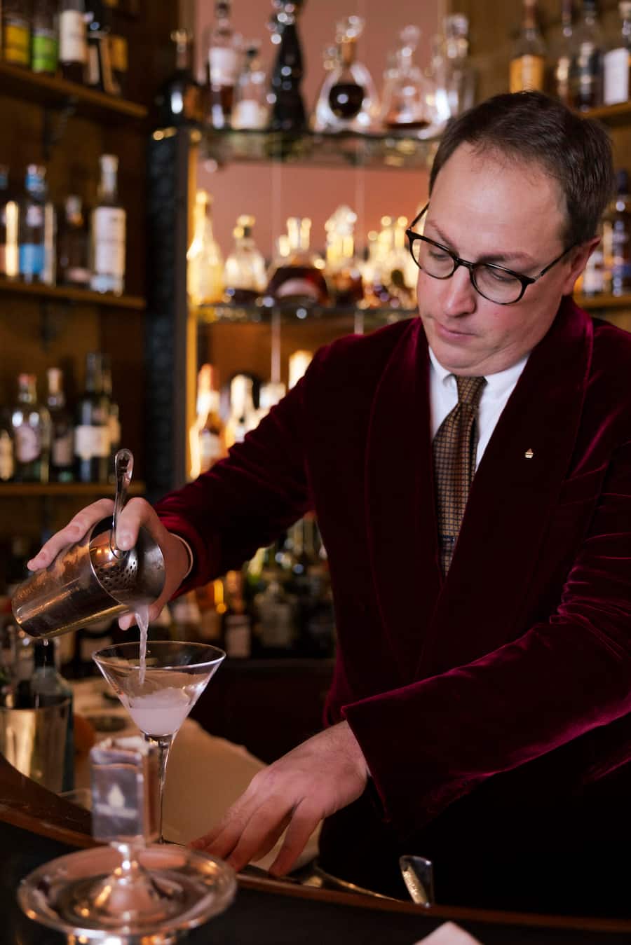 Star in der Renaissance Bar: Bellini-King Matteo Oddo.