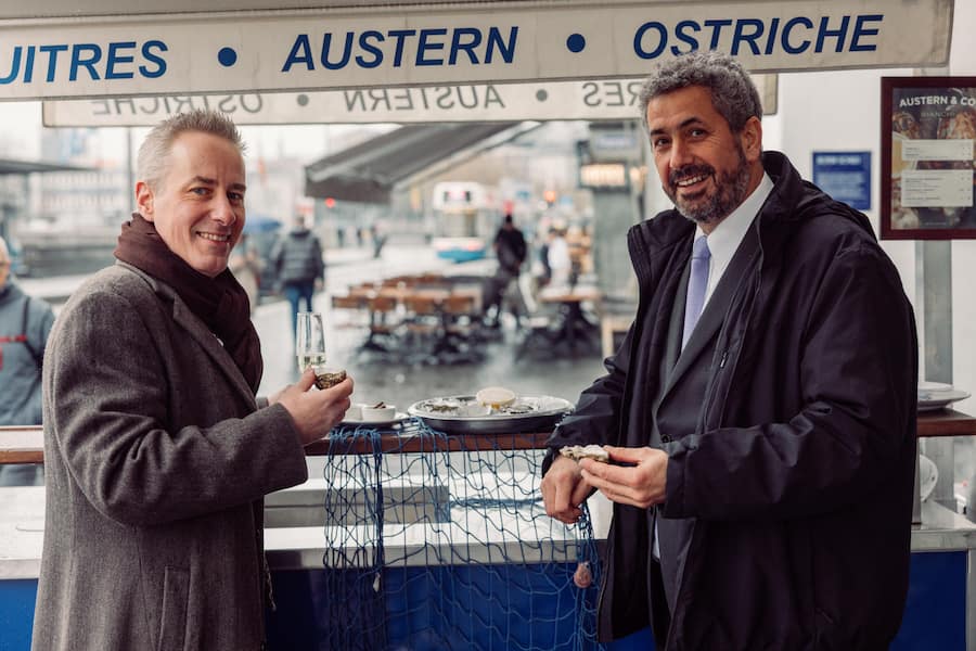 19.02.2026, Zürich, Restaurant Bianchi, Daniel Böniger Herz und Joao Jordao (photo by Remy Steiner for Gault Millau)