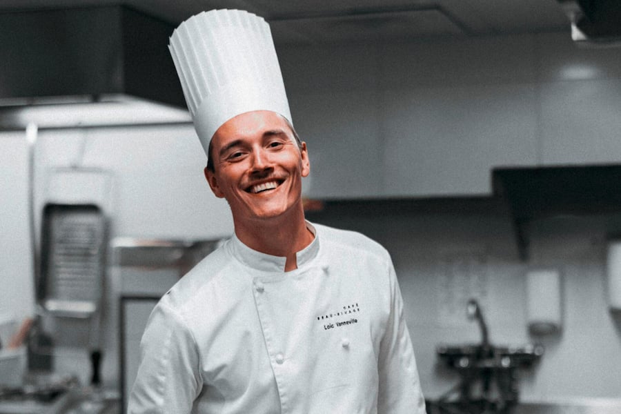 Chef Loïc Vanneville.